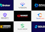 design a modern tech startup saas software business logo